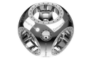 Spherical Single Piece Vacuum Chamber, 6 × DN150CF, 8 × DN40CF Ports