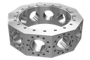 Decagon Single Piece Vacuum Chamber, 2 × DN150CF, 10 × DN38 Ports
