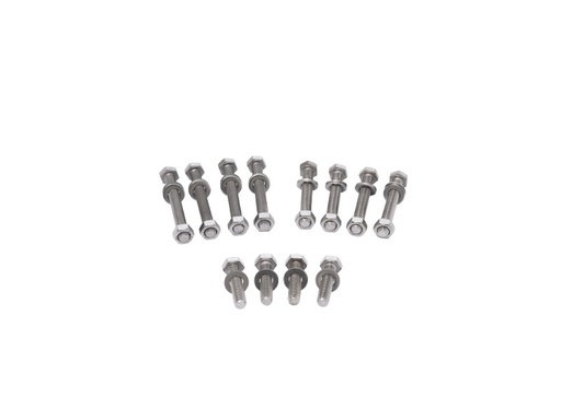 [F100TBWS] CF100 Nut, Bolt and Washers for Joining a Through Hole to a Tapped Flange